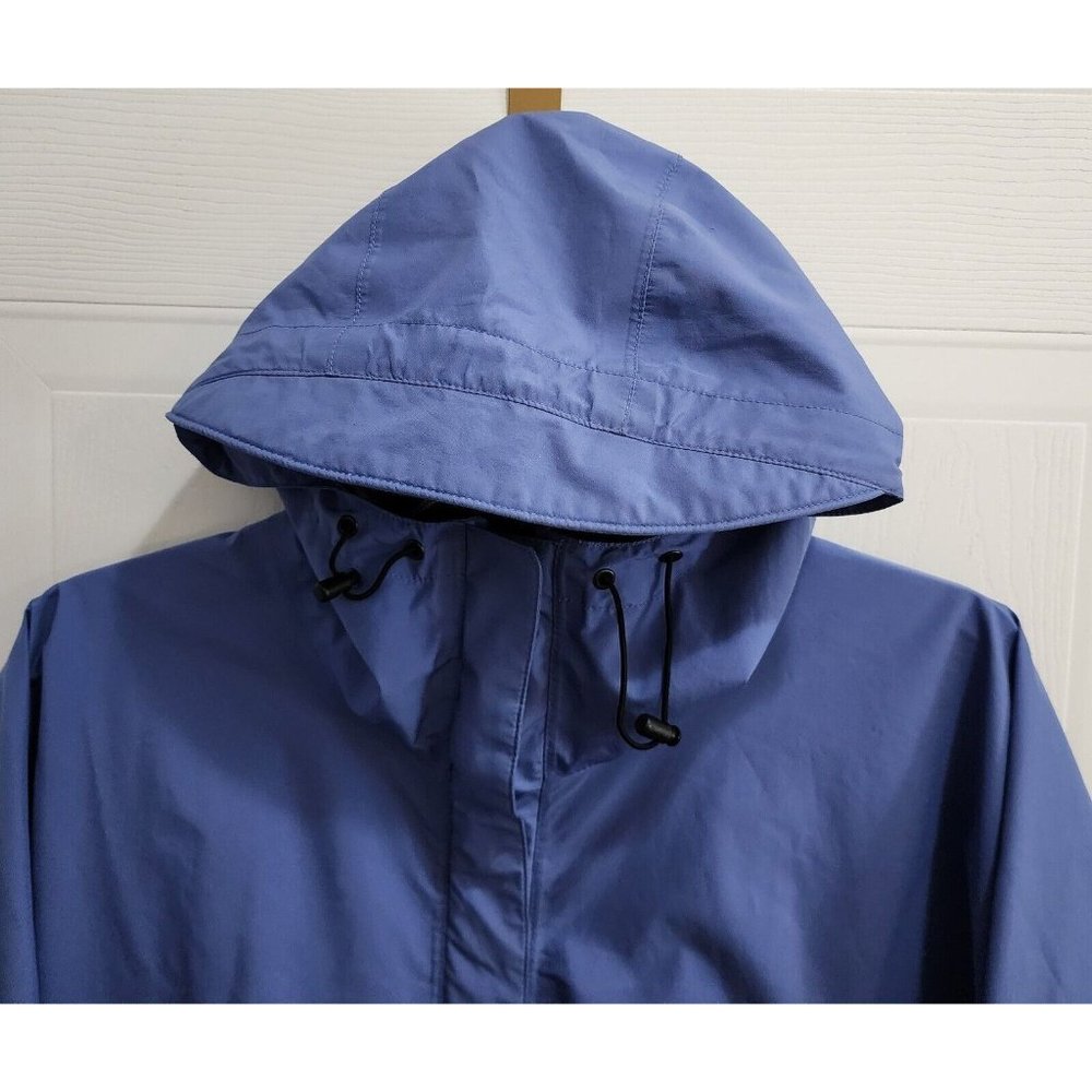 Bass Pro Shop Gore Tex Paclite‎ Blue Windbreaker Hooded Jacket Mens Size Large - Picture 2 of 14